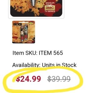 DONATING!The Walking Dead TWD Set of 2 Pens